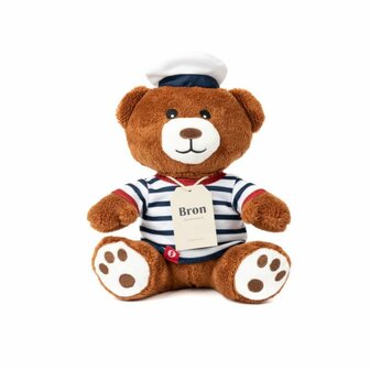 Nautisch Teddybeer met gestreept T-Shirt